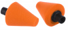 H7 Конус полировальный 73мм на резьбе М14 оранжевый средней жескости
